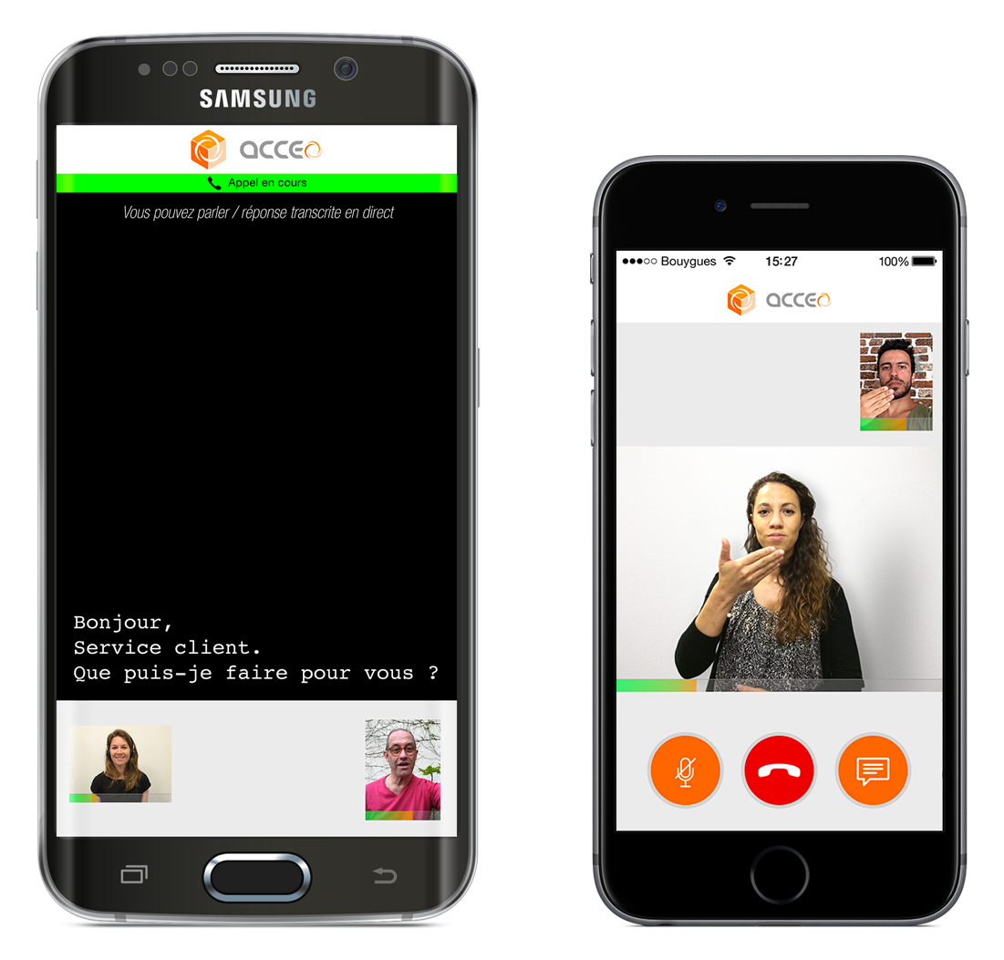 Acceo, accessibilité pour les sourds ou malentendants